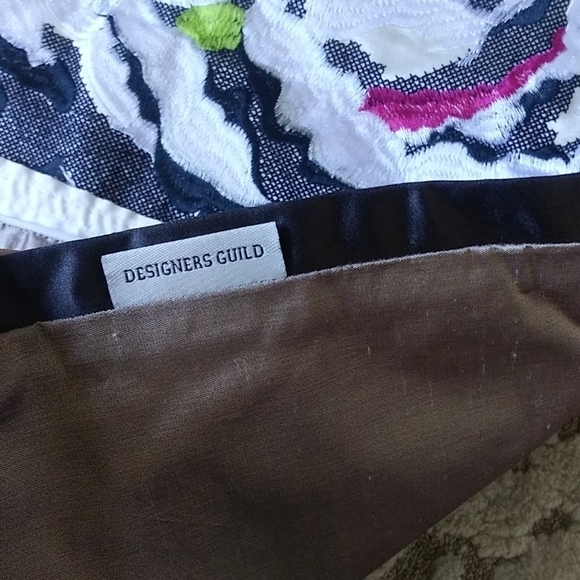 Designers Guild set/2 pillow‎ shams embroidered… - Picture 4 of 15